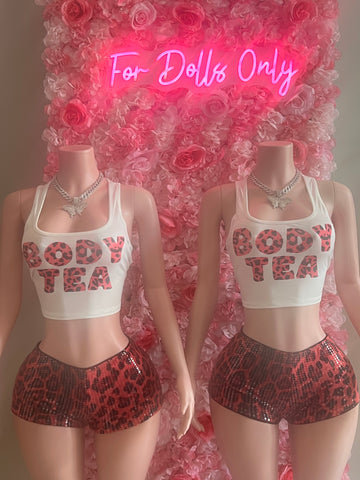 Body Tea Cropped Tank
