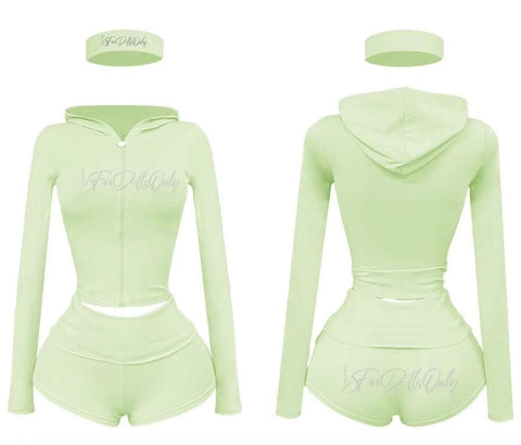 Soft Life Lounge Short Sets by For Dolls Only *XS-XL *Headband Included