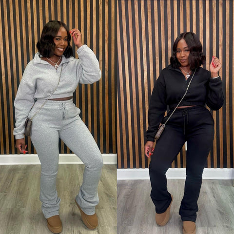 Brittney Stacked Jogging suit