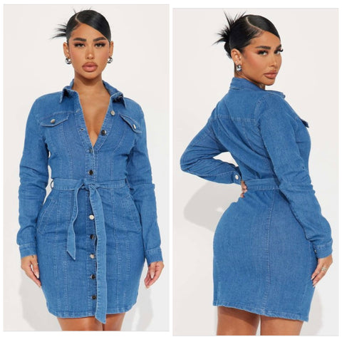 Mia Denim Dress