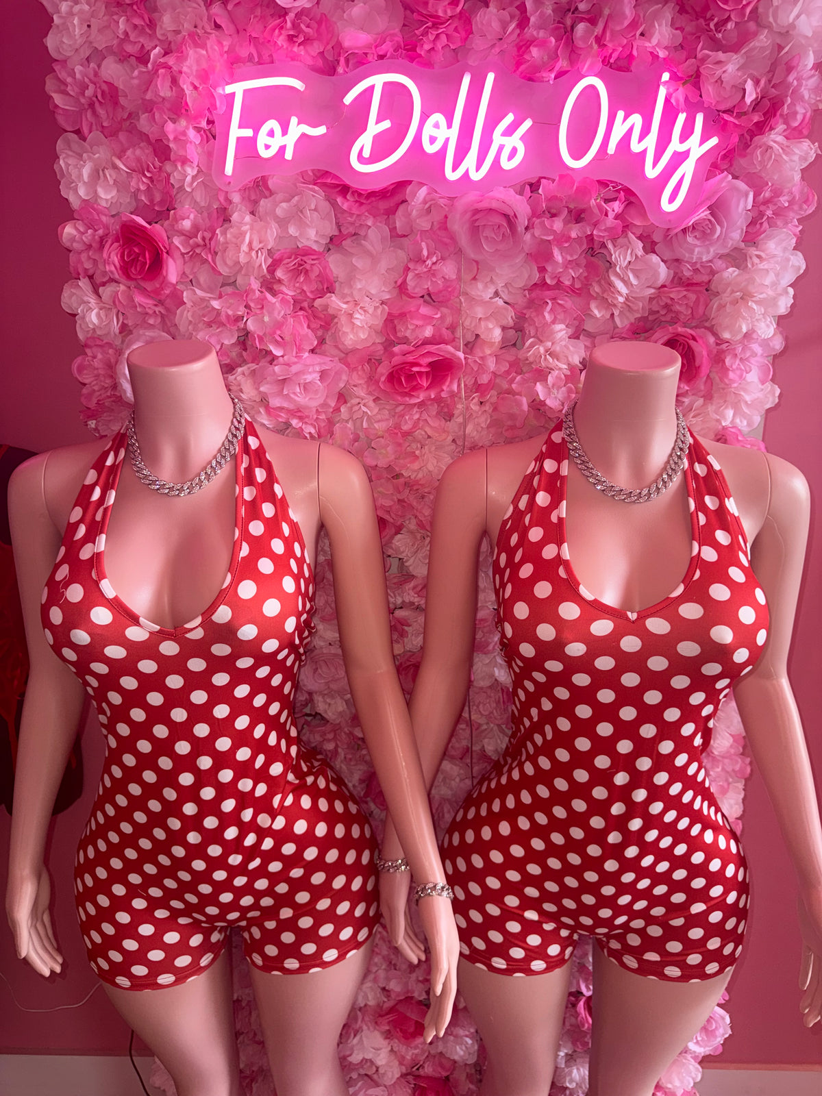 Red Polka Dot Romper