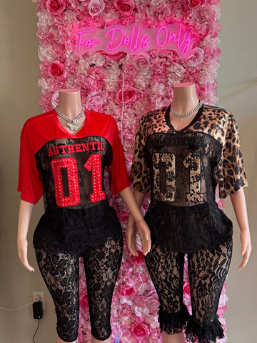 Authentic Oversized Lace Jersey