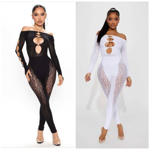 Ciara Seamless Mesh Jumpsuit