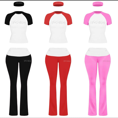 IT Doll Athleisure Three-Piece Set XS-XL Headband Included
