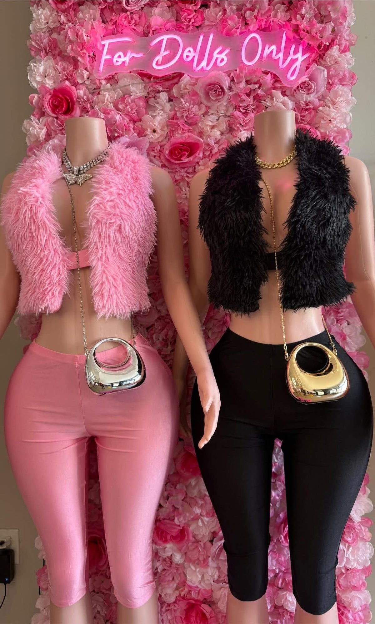 Date Night Doll Faux Fur Set