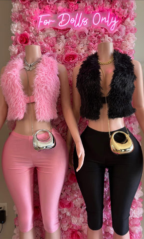 Date Night Doll Faux Fur Set