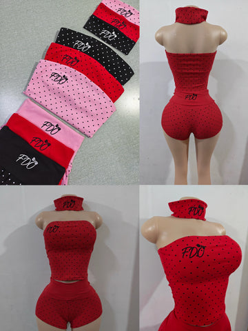 Polka Dolly Short Set By For Dolls Only