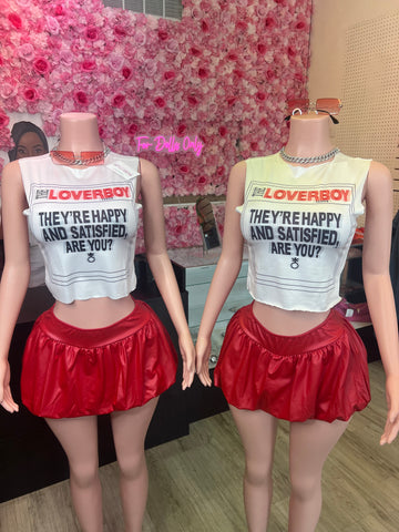 LoverBoy Graphic Crop Top