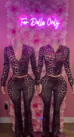 GIAA Leopard Jogging Suit SMALL-XL
