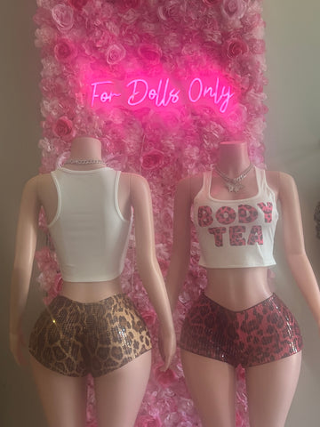 Body Tea Cropped Tank