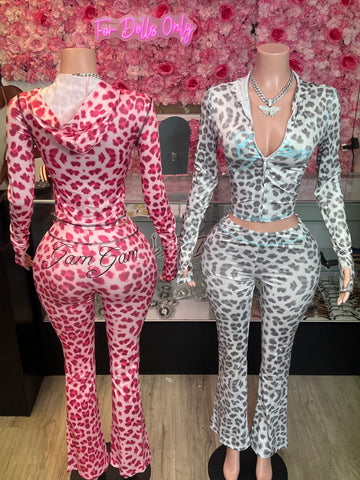 Cheetah Gam Jogging Suit SMALL-XL