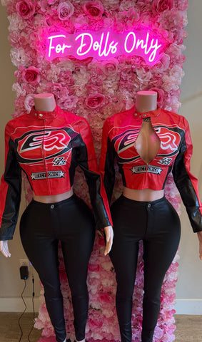 Racer Pu Leather Jacket