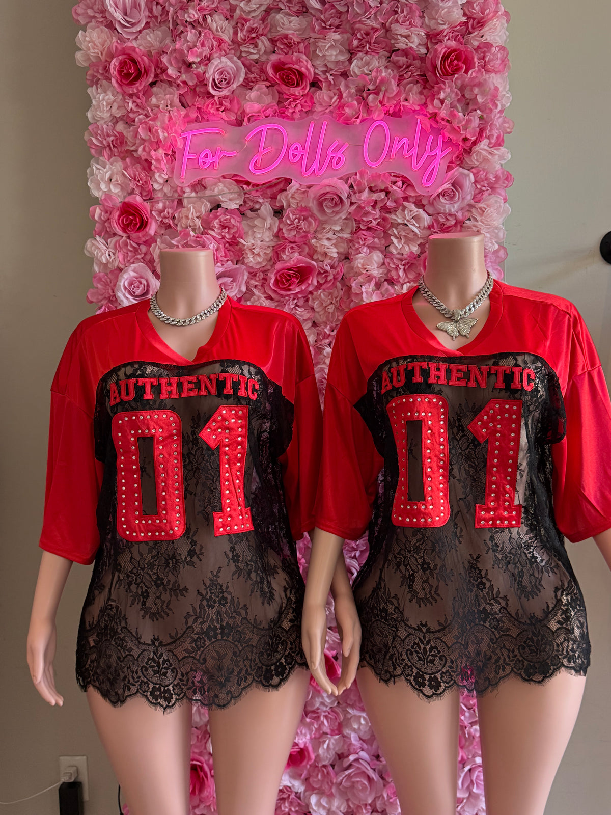 Authentic Oversized Lace Jersey