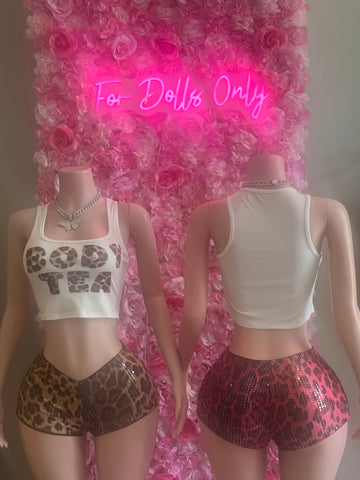 Body Tea Cropped Tank