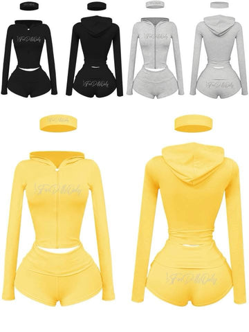 Soft Life Lounge Short Sets by For Dolls Only *XS-XL *Headband Included