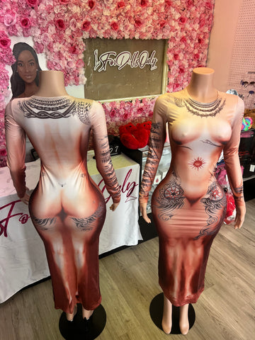 Body Tattoo Dress