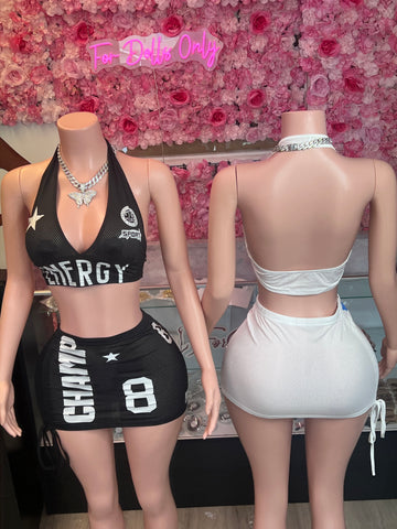 Champ Jersey Skirt Set