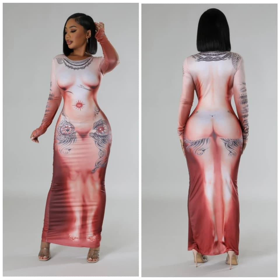 Body Tattoo Dress