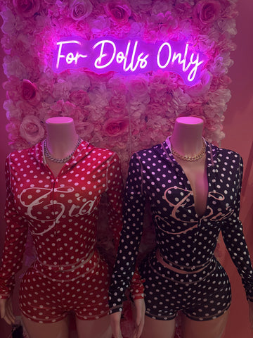 GIAA Polka Dot Short Set small-XL