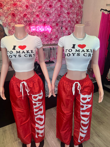 Boys Cry Crop Top