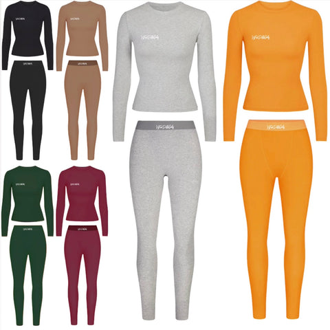 Everyday Wear Sets **XS-XL 🧡🩶🤎❤️💚🖤