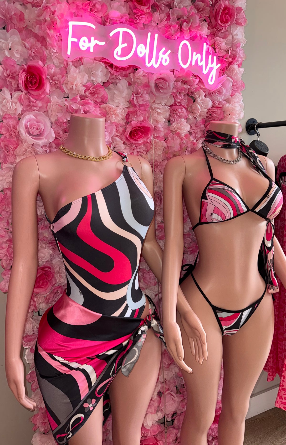 PUCCIIY SWIMWEAR WITH SCARF**SMALL-XL