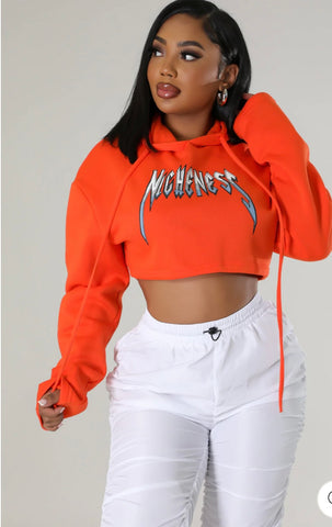 Nicheness Crop Top Hoodie