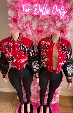 Skull Varsity Jacket