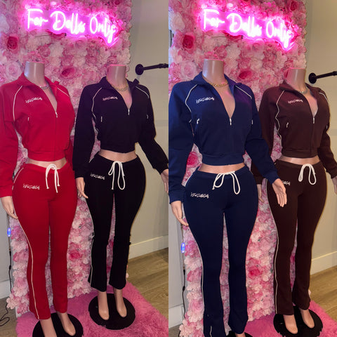 Heavy On The Doll Jogging Suit **XS-XL