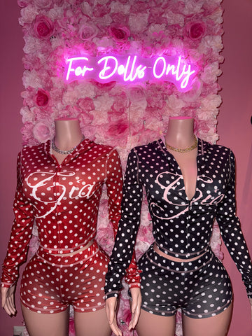 GIAA Polka Dot Short Set small-XL