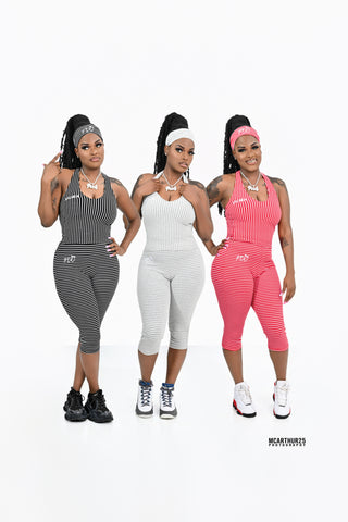 FDO Ultimate Baddie Capri Set 2.0 with headband included