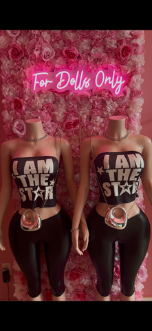 I AM THE STAR GRAPIC TUBE TOP small-XL