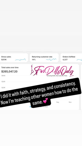 For Dolls Only Business Seminar **Admission is non-refundable and non-transferable. NO REFUNDS