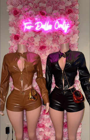 Late Night Pu Leather Set**SMALL-XL