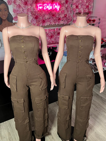 Brownie Cargo Jumpsuit