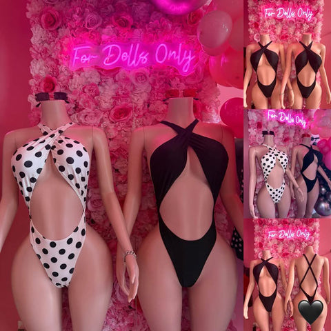 Bad Dolly Halter One Piece Swimsuit