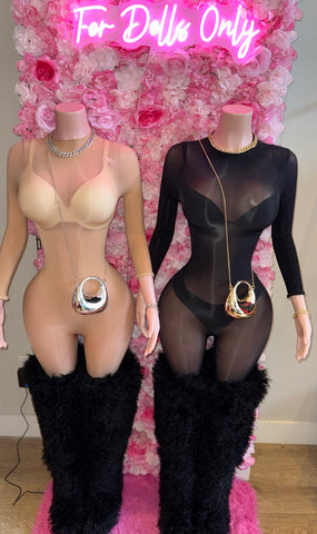 Rihanna Sheer Jumpsuit