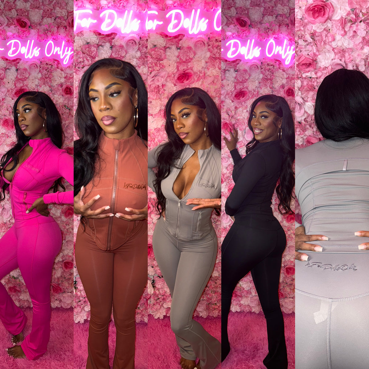 DOLLUXE FIT XS-XL🩷🩶🤎🖤