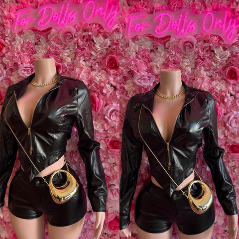 Late Night Pu Leather Set**SMALL-XL