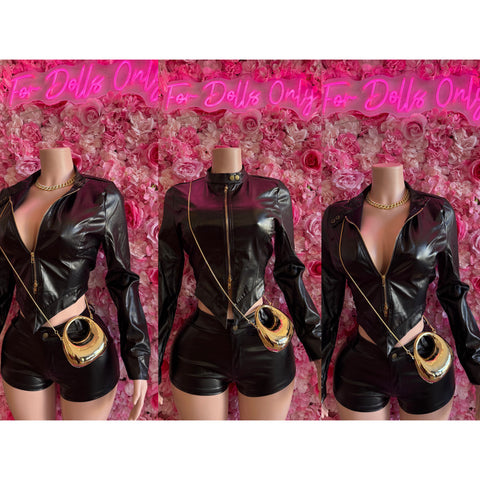 Late Night Pu Leather Set**SMALL-XL