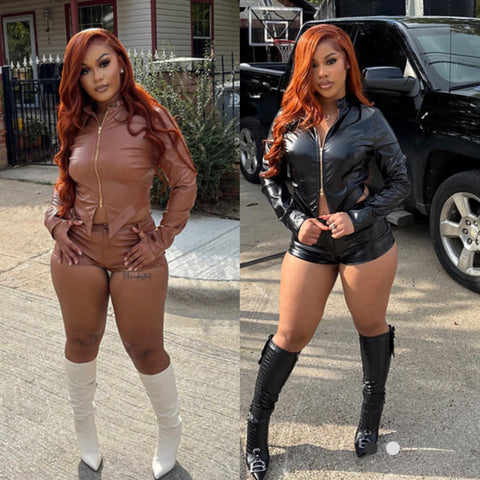 Late Night Pu Leather Set**SMALL-XL