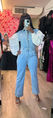 Arie Denim Jumpsuit