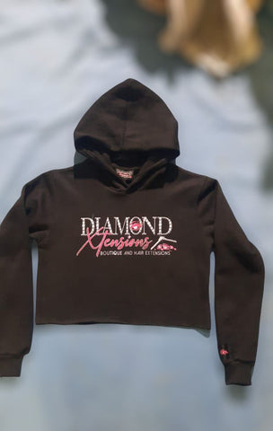 Official Diamond Xtensions cropped stacked Jogging Suit